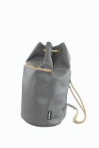 Dove Grey Mini Duffel Bag